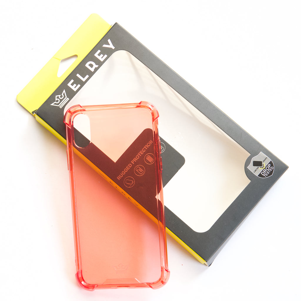 Estuche EL REY hard case flexible reforzado rojo  iphone xs max